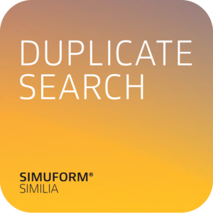 Dubletten suchen und finden mit dem DUPLICATE SEARCH TOOL von SIMUFORM