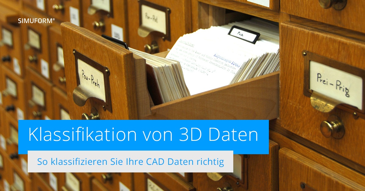 [Translate to English:] Klassifikation von 3D Daten - CAD Daten richtig klassifizieren